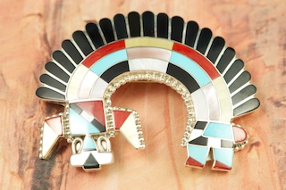 turquoise-brooches